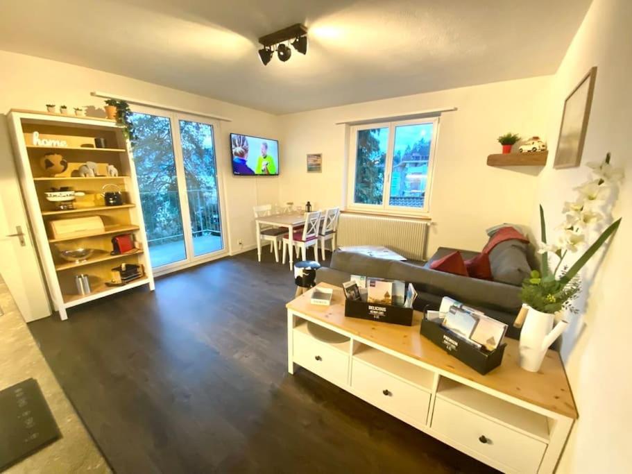 Beautiful Flat With Nice Lake And Mountain Views Weggis Exterior foto